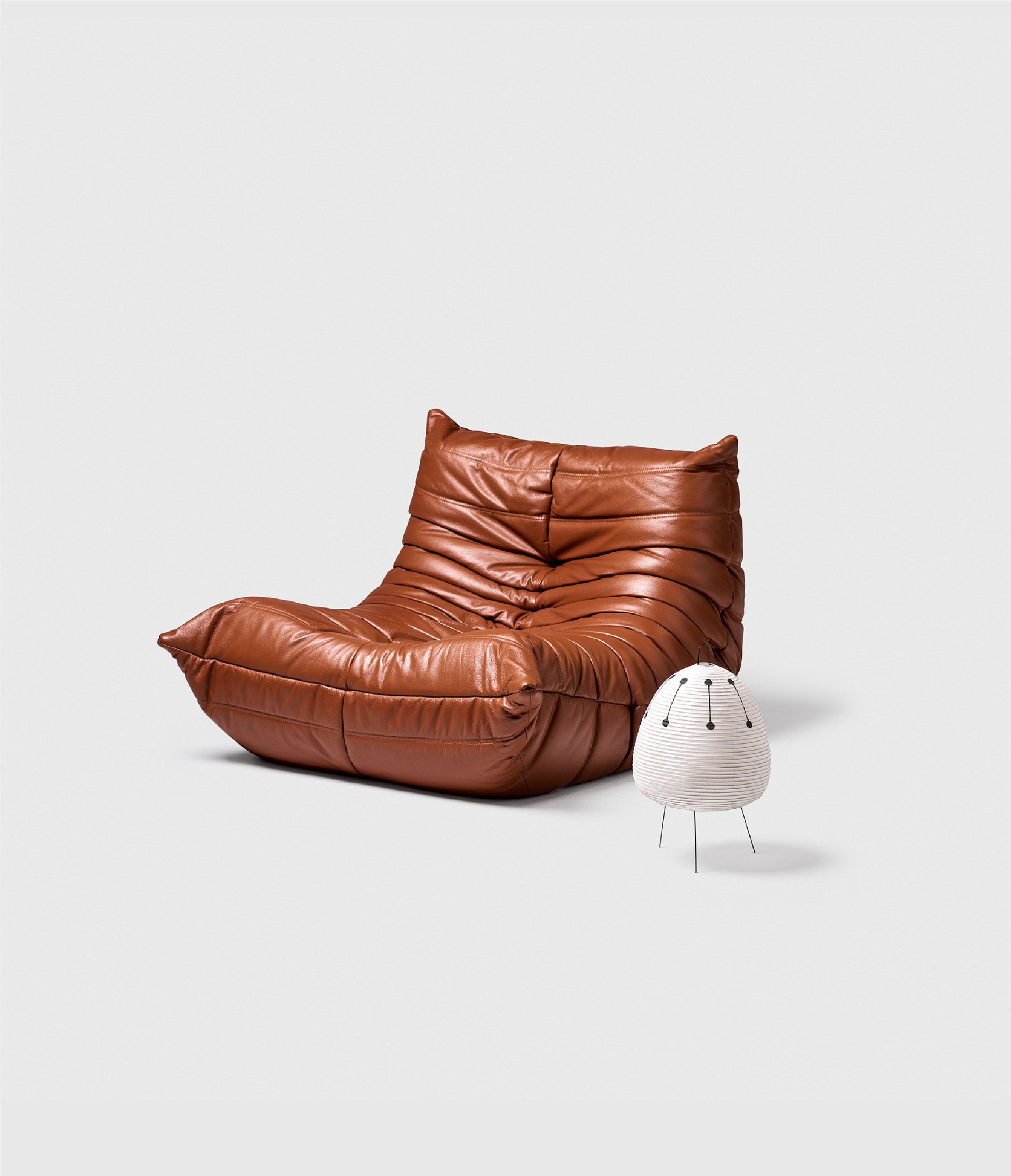 lamp on chair